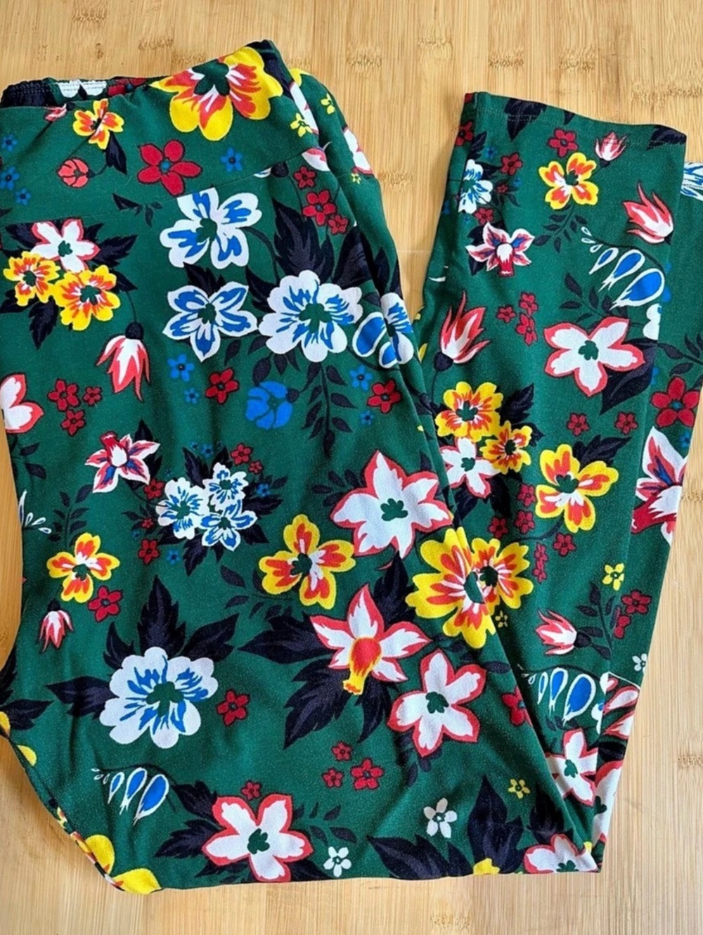 LuLaRoe Floral TC2 Leggings